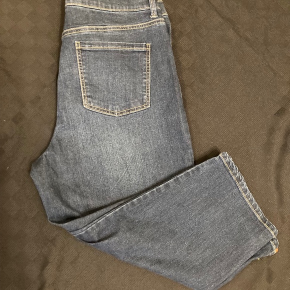 GLORIA VANDERBILT CAPRI JEANS AMANDA SKIMMER HIGH RISE SIZE 14 - Picture 9 of 9